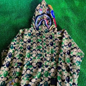 Coach bape hoodie